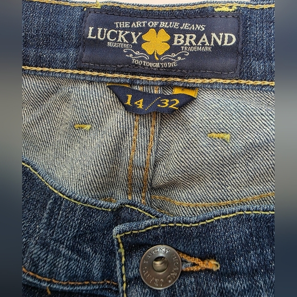 Lucky Rider Distressed Jeans, Women's Size 14 - Picture 8 of 13